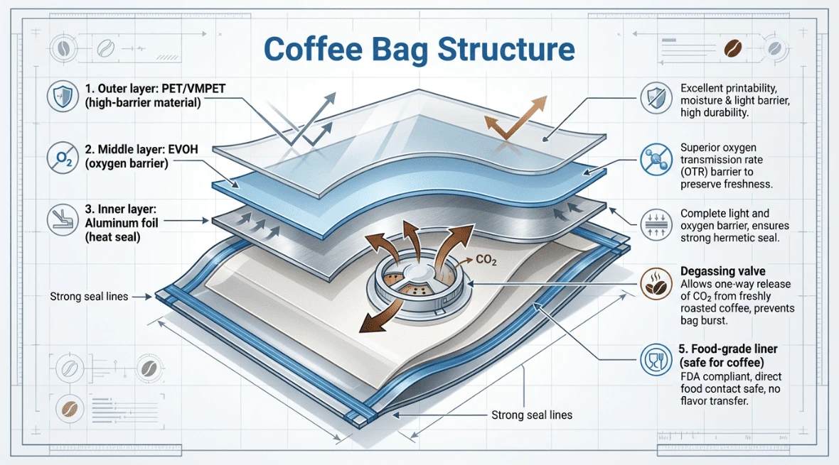 China Coffee bag supplier China Coffee bag supplier